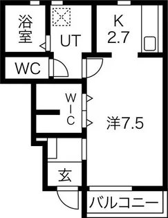 アヴァンス A棟【1階】の間取り