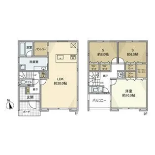 愛知県豊田市四郷町【一戸建】の間取り