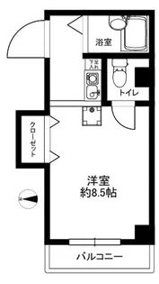 キャタデイマンション上野入谷【5階】の間取り