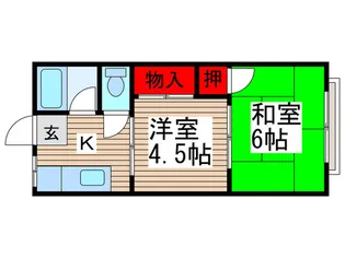 グランデ-ル柏【1階】の間取り