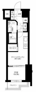 ザ・パークワンズ渋谷本町【11階】の間取り