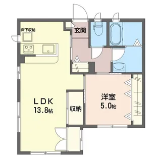 ポラーノ都立大【1階】の間取り