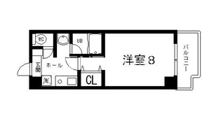 モンテノーム布施【2階】の間取り