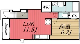 千葉県市原市古市場【アパート】の間取り