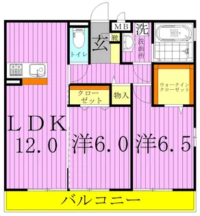 Grand Chariot【3階】の間取り