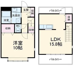 ラ・ヴィータIIの間取り