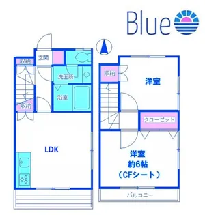 神奈川県藤沢市片瀬1【一戸建】の間取り