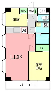 ベルエア平塚南原【3階】の間取り