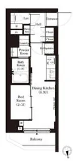 アーバンパーク江古田の森【2階】の間取り