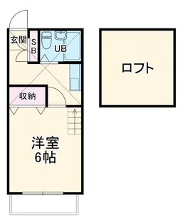 グリーンコーポ日吉【2階】の間取り