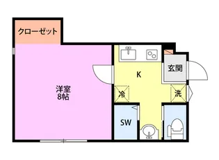 (仮)礎町通AP新築A【1階】の間取り