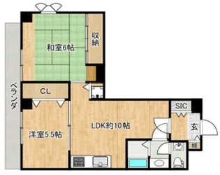 東京都大田区東矢口3【マンション】の間取り