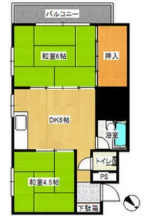 シティコーポMY【4階】の間取り