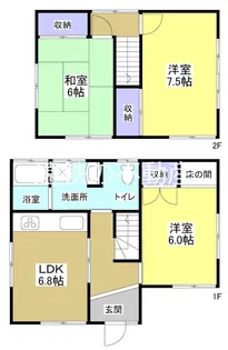 静岡県浜松市中央区寺脇町【一戸建】の間取り