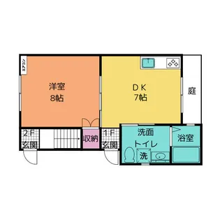 Kコーポ【1階】の間取り