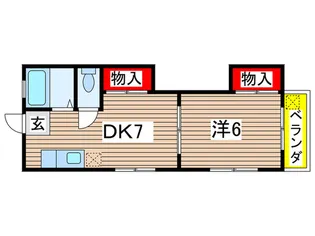 ハミング椿森【3階】の間取り