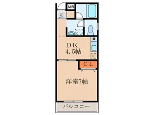 メゾンK【2階】の間取り