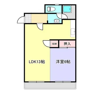 サラ・デ・エスタル【6階】の間取り