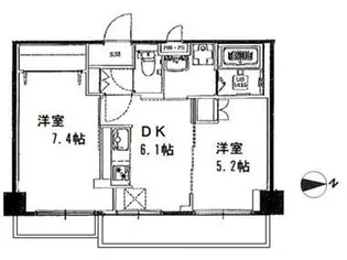 山手杉並ビル【10階】の間取り