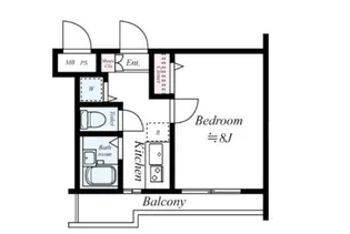 ヴィータローザ新江古田【3階】の間取り
