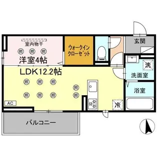 D-resena Solaire【2階】の間取り