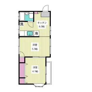 東京都目黒区洗足2【マンション】の間取り