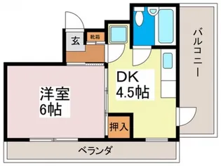 広島県広島市中区西十日市町【マンション】の間取り