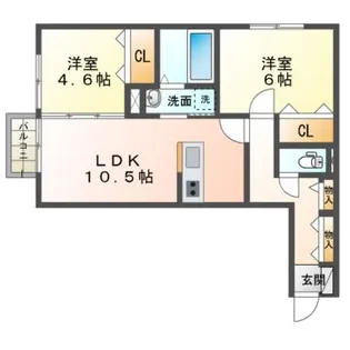 ポルトス【2階】の間取り