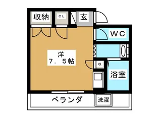 東京都大田区羽田5【マンション】の間取り