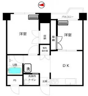 東京都新宿区歌舞伎町2【マンション】の間取り