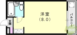 シンプルライフ千代が丘【1階】の間取り
