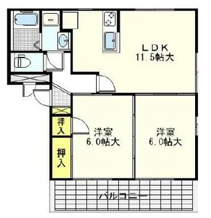 シャルマン【2階】の間取り
