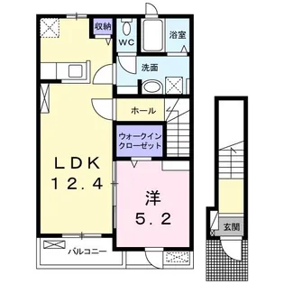 グレース アベリア【2階】の間取り