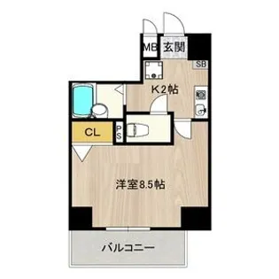 サムティ上堀川【4階】の間取り