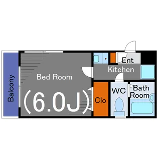 フレシール コート【1階】の間取り