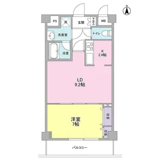 メゾン・ラフィーネ【1階】の間取り