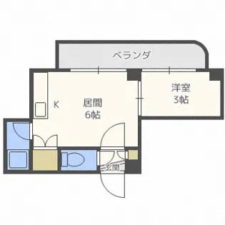 フジコーポ【5階】の間取り