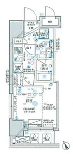 ディアレイシャス横浜WEST【6階】の間取り