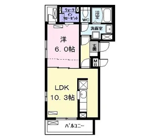 Le Matin(ル マタン)【3階】の間取り