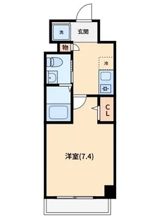 アクシーズタワー浦和岸町II【4階】の間取り