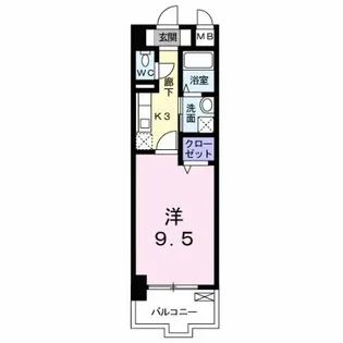 エヴァーグリーンO【2階】の間取り