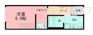 ハイロフト海老名【0】【2階】の間取り