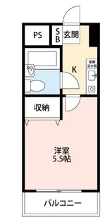 リエス西船橋【2階】の間取り