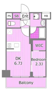 ビーピーアールモトマチベイサイド【5階】の間取り