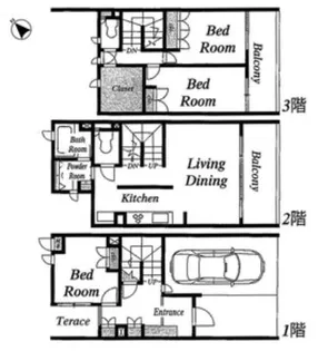 プレミアガーデン本郷の間取り