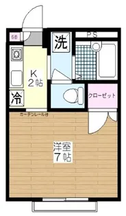 エクセル烏山【1階】の間取り