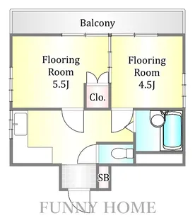 ハイツM【2階】の間取り