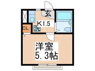 オークルホンダ【1階】の間取り