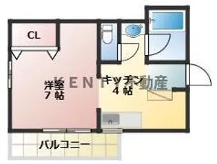 ドルチェやの【1階】の間取り