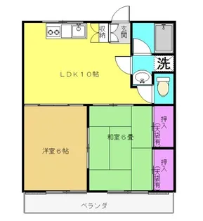 プラネ向陽 第2号棟【2階】の間取り